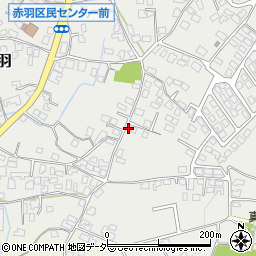 長野県辰野町（上伊那郡）赤羽周辺の地図