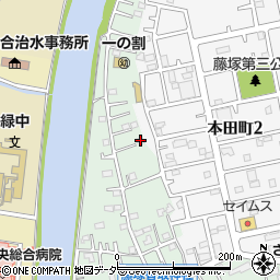 埼玉県春日部市藤塚646周辺の地図