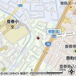 埼玉県春日部市増富652周辺の地図