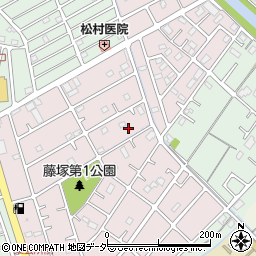 埼玉県春日部市六軒町110周辺の地図