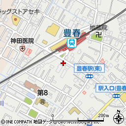 埼玉県春日部市上蛭田260周辺の地図