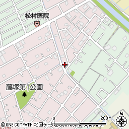 埼玉県春日部市六軒町558周辺の地図