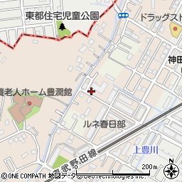 埼玉県春日部市道口蛭田144周辺の地図