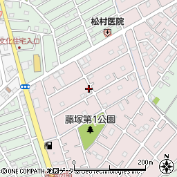 埼玉県春日部市六軒町45周辺の地図