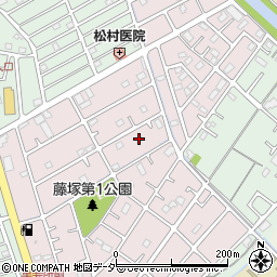 埼玉県春日部市六軒町102周辺の地図