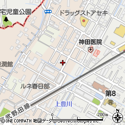埼玉県春日部市道口蛭田165周辺の地図