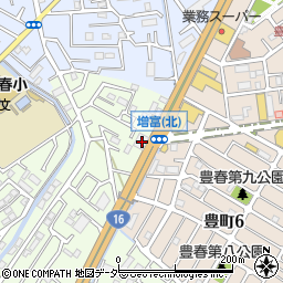 埼玉県春日部市増富733周辺の地図