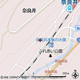 長野県塩尻市奈良井615周辺の地図