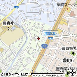 埼玉県春日部市増富729周辺の地図