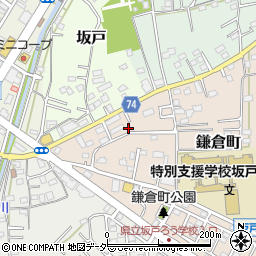埼玉県坂戸市鎌倉町2-54周辺の地図