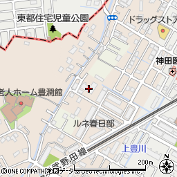 埼玉県春日部市道口蛭田152周辺の地図