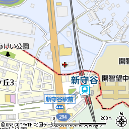 茨城スバル自動車守谷店周辺の地図