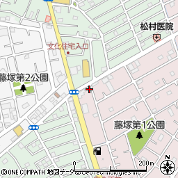埼玉県春日部市六軒町2周辺の地図