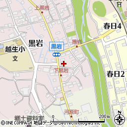 東京新聞越生販売所周辺の地図
