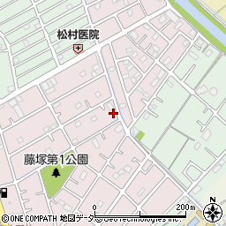 埼玉県春日部市六軒町112周辺の地図