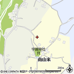 茨城県稲敷市南山来周辺の地図