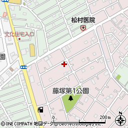 埼玉県春日部市六軒町39周辺の地図