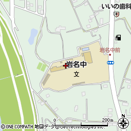野田市立岩名中学校周辺の地図