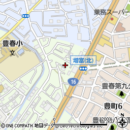 埼玉県春日部市増富730周辺の地図