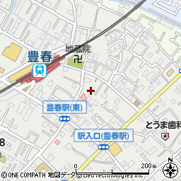 埼玉県春日部市上蛭田540周辺の地図