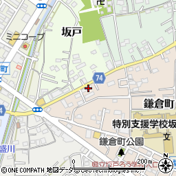 埼玉県坂戸市鎌倉町2-1周辺の地図