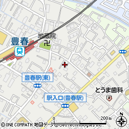 埼玉県春日部市上蛭田538周辺の地図