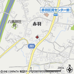 長野県上伊那郡辰野町赤羽454-1周辺の地図
