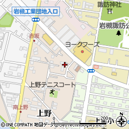 上野東公園周辺の地図