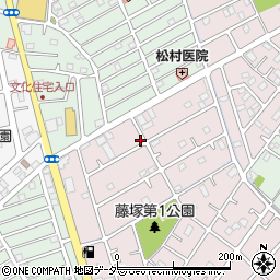 埼玉県春日部市六軒町33周辺の地図