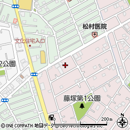 埼玉県春日部市六軒町21周辺の地図