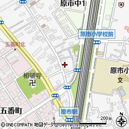 埼玉県上尾市原市3667周辺の地図