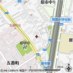 埼玉県上尾市原市730周辺の地図
