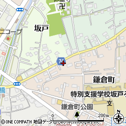 埼玉県坂戸市鎌倉町2-5周辺の地図