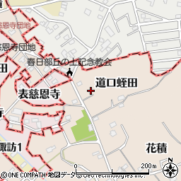 埼玉県春日部市道口蛭田33周辺の地図