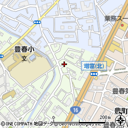 埼玉県春日部市増富650周辺の地図