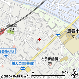 埼玉県春日部市上蛭田499周辺の地図