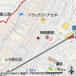 埼玉県春日部市道口蛭田169周辺の地図