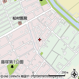 埼玉県春日部市六軒町563周辺の地図