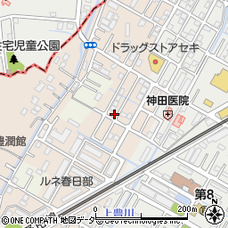 埼玉県春日部市道口蛭田162周辺の地図