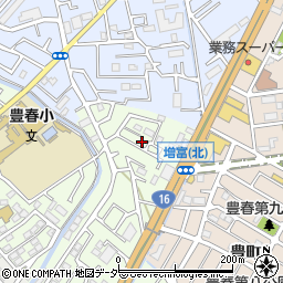 埼玉県春日部市増富731周辺の地図