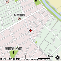 埼玉県春日部市六軒町554周辺の地図