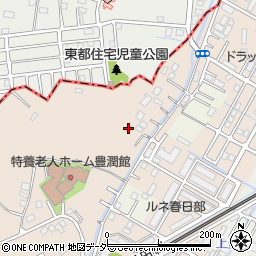 埼玉県春日部市道口蛭田87周辺の地図