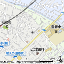 埼玉県春日部市上蛭田434周辺の地図