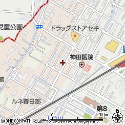 埼玉県春日部市道口蛭田170周辺の地図