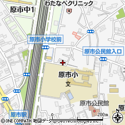 埼玉県上尾市原市3545-11周辺の地図