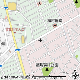 埼玉県春日部市六軒町24周辺の地図