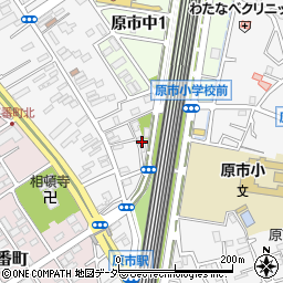 埼玉県上尾市原市3659周辺の地図