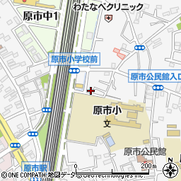 埼玉県上尾市原市3545-5周辺の地図