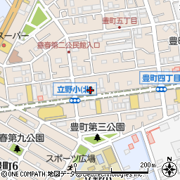 バーミヤン 春日部豊町店周辺の地図