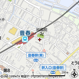 埼玉県春日部市上蛭田246周辺の地図
